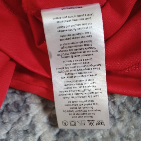 JL J. Lindeberg XXL Cherry Red Polo Golf Shirt Performance Outdoor - Picture 11 of 11